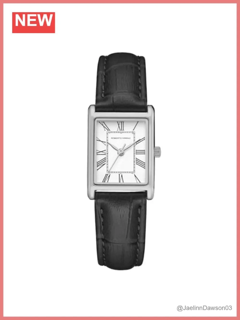 Vintage Dress Watch - Japanese Quartz, Leather Strap, 30m Water Resistant,